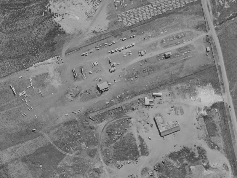 40 Logistics Drive from the air, 1970-1974