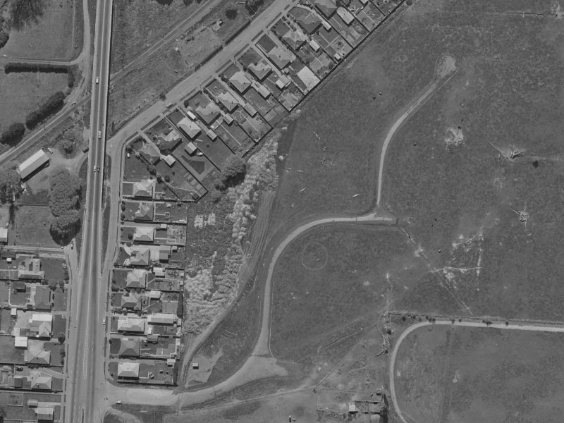 18 Creese Place from the air, 1970-1974