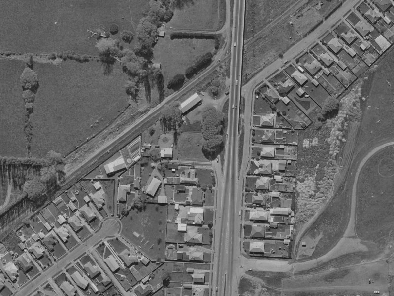 419 Main North Road from the air, 1970-1974