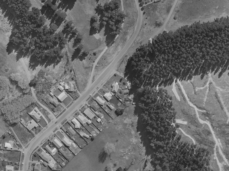 60 Waitikiri Drive from the air, 1970-1974
