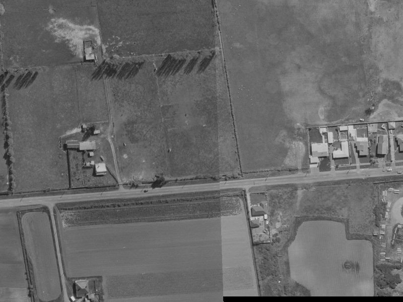 78 Bluestone Drive from the air, 1970-1974
