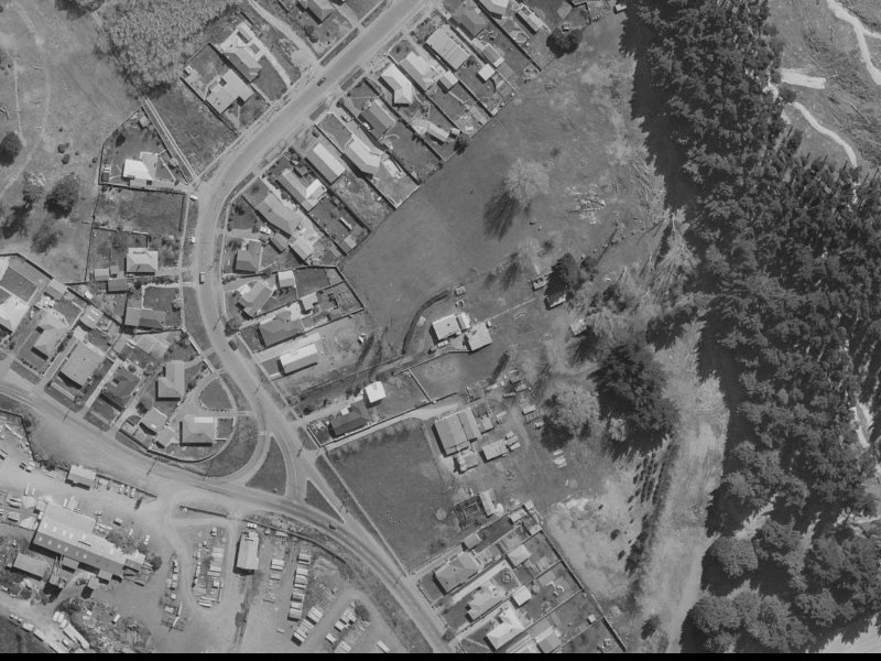 Len Hale Place from the air, 1970-1974