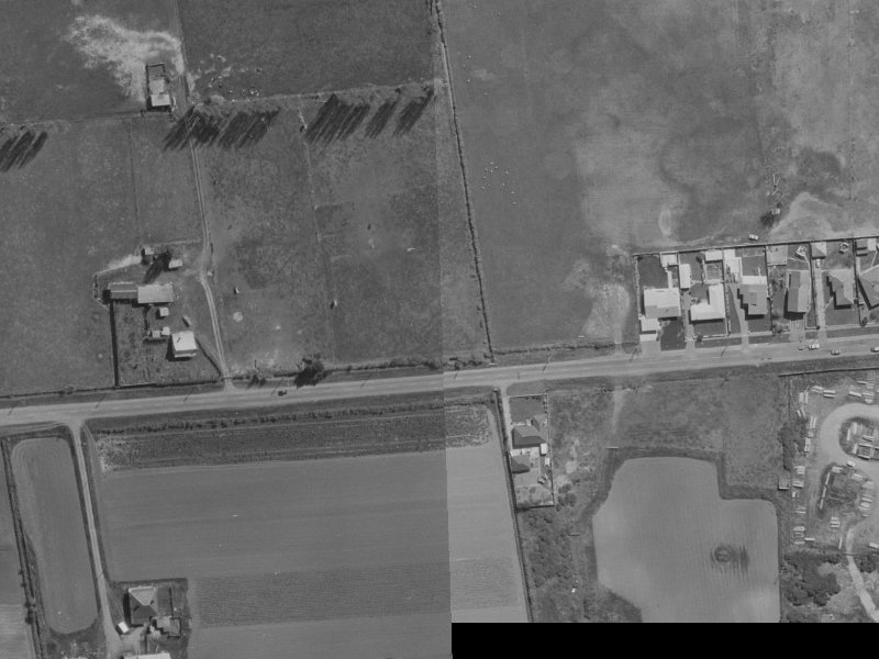 79 Bluestone Drive from the air, 1970-1974