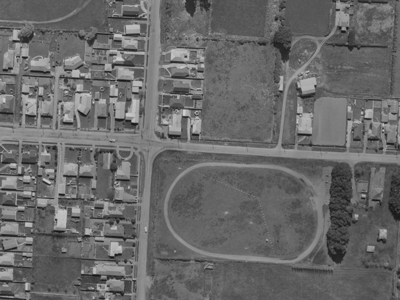 115 Prestons Road from the air, 1970-1974