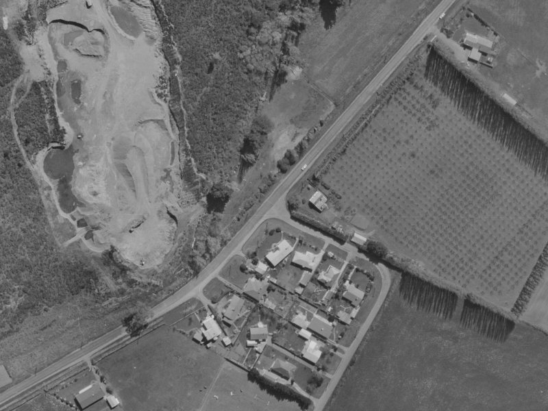 41 Waimakariri Road from the air, 1970-1974
