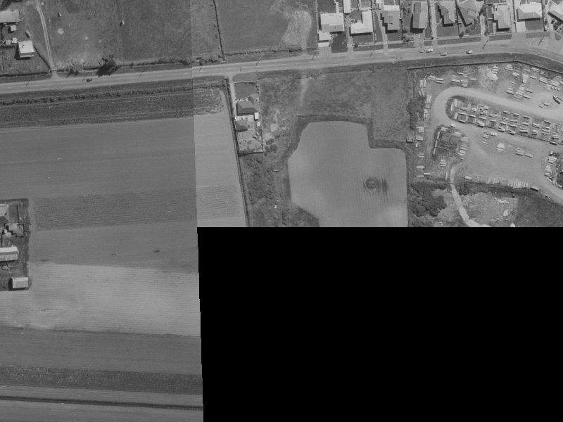 Prestons Road from the air, 1970-1974