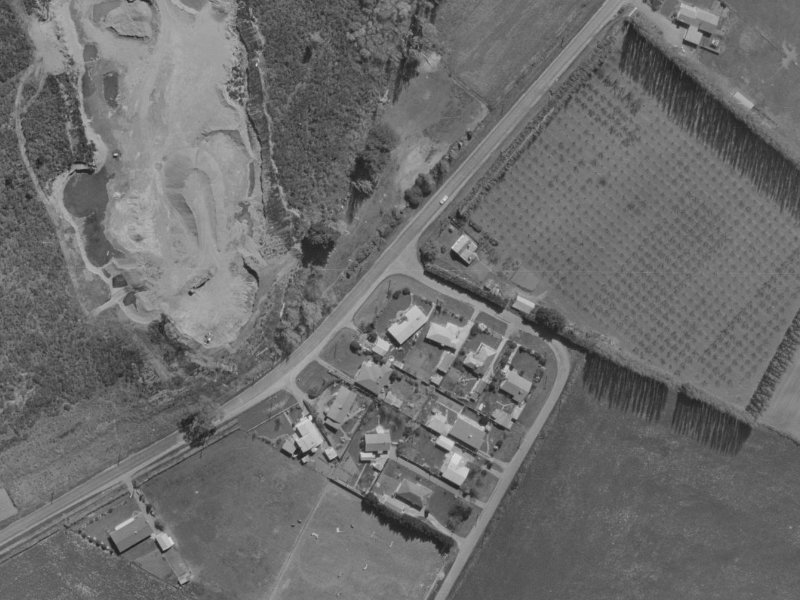 91 Watsons Road from the air, 1970-1974