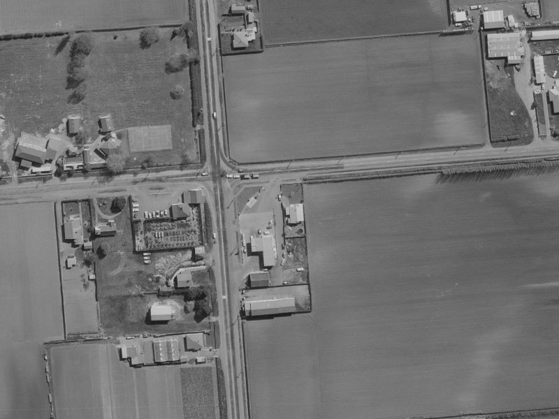 358 Prestons Road from the air, 1970-1974