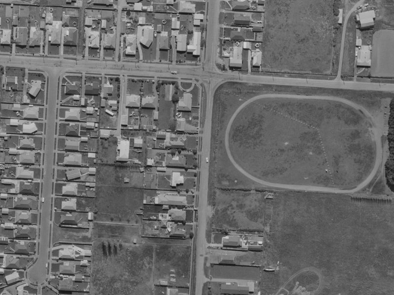 181 Grimseys Road from the air, 1970-1974