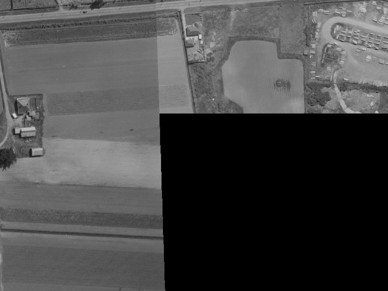 2 Limes Avenue from the air, 1970-1974
