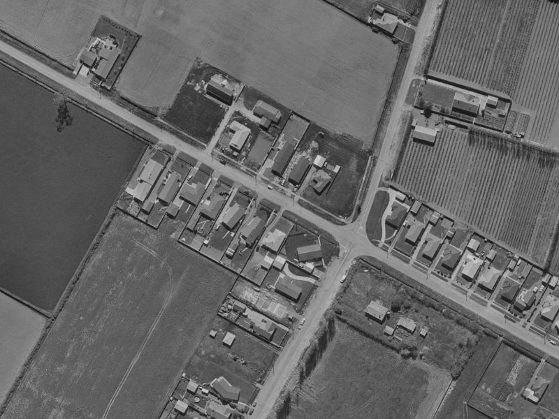 Claridges Road from the air, 1970-1974