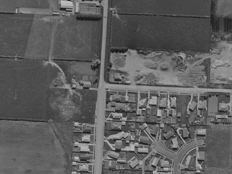 102 Sturrocks Road from the air, 1970-1974