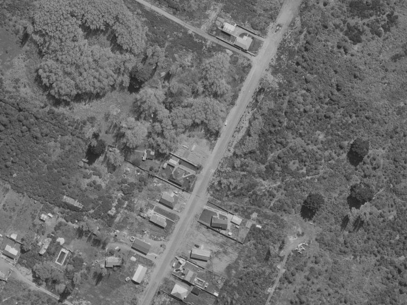 114 Inwoods Road from the air, 1970-1974