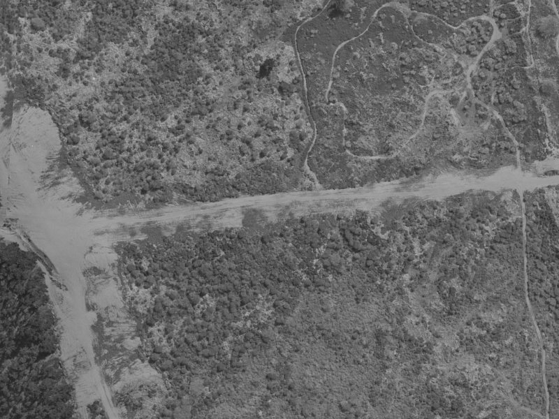 120 Aston Drive from the air, 1970-1974