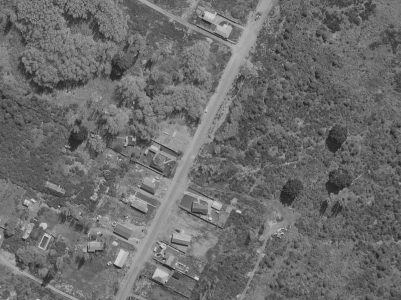 99 Inwoods Road from the air, 1970-1974
