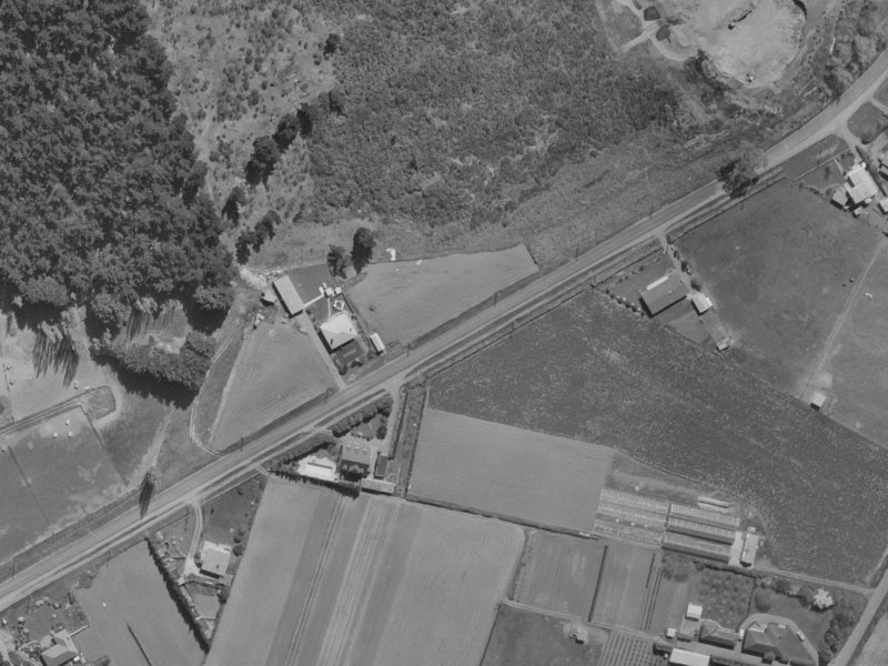 70 Waimakariri Road from the air, 1970-1974