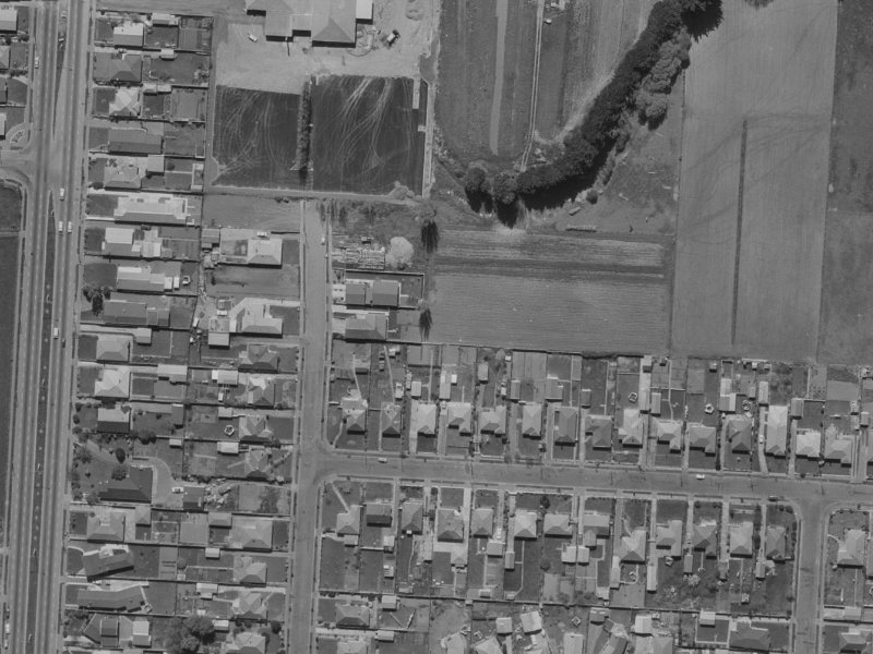 29A Chipping Lane from the air, 1970-1974