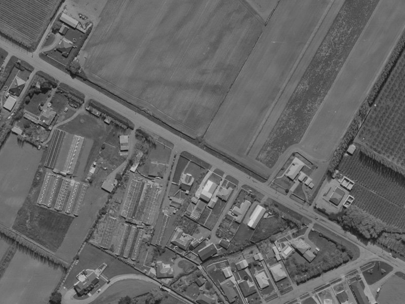 400 Sawyers Arms Road from the air, 1970-1974