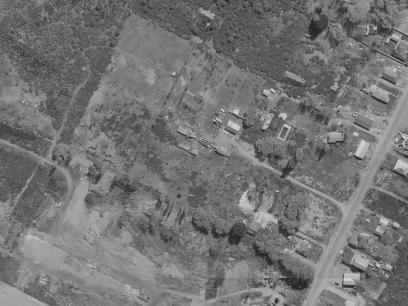 43 Ashwood Street from the air, 1970-1974
