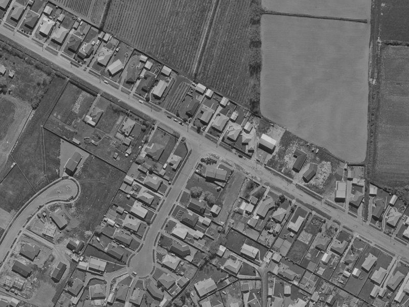 35 Claridges Road from the air, 1970-1974