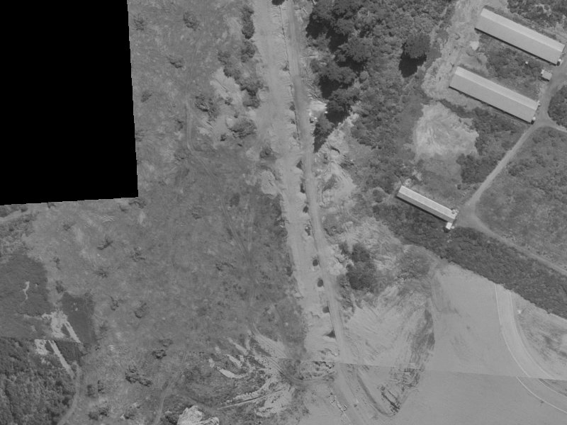 185 Queenspark Drive from the air, 1970-1974