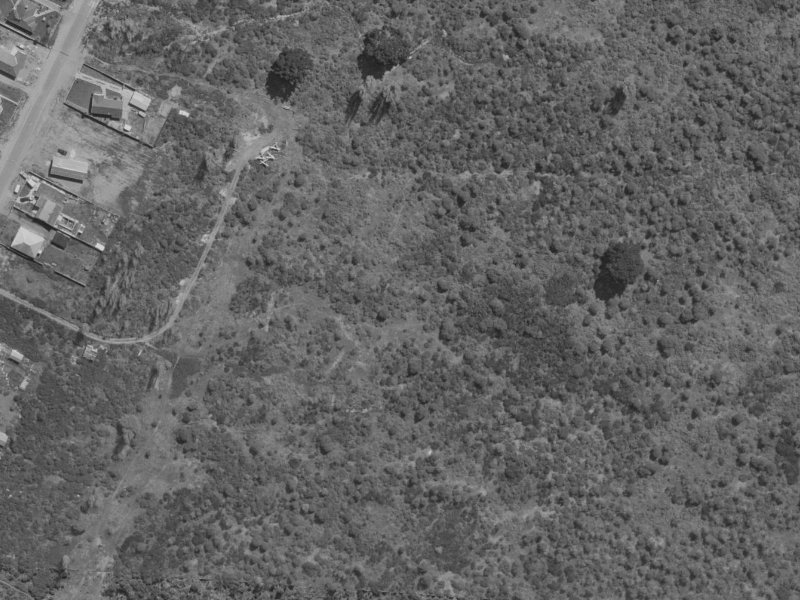 5 Evergreen Place from the air, 1970-1974
