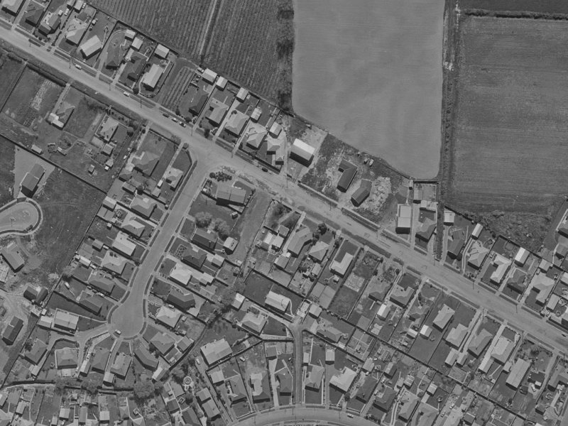 31 Claridges Road from the air, 1970-1974