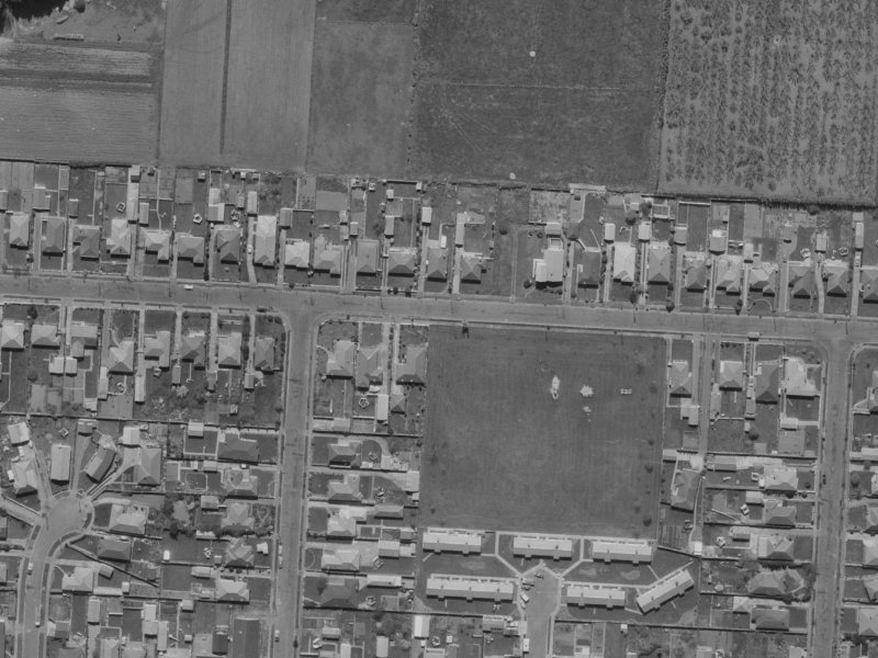 34 Dunedin Street from the air, 1970-1974