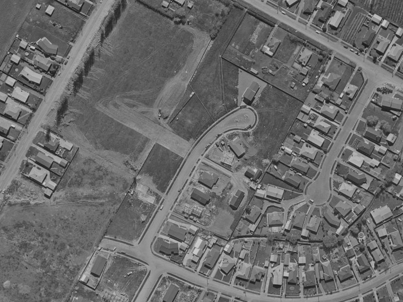 Mendip Place from the air, 1970-1974