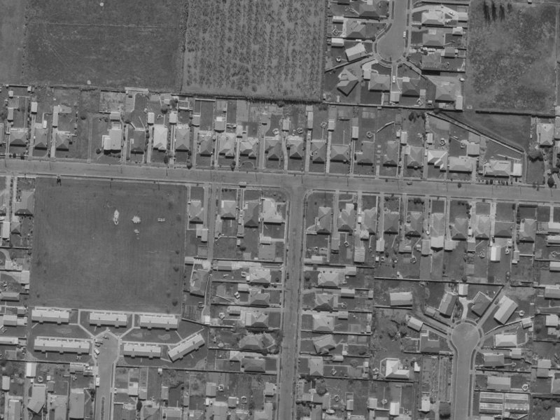 19 Mottram Street from the air, 1970-1974