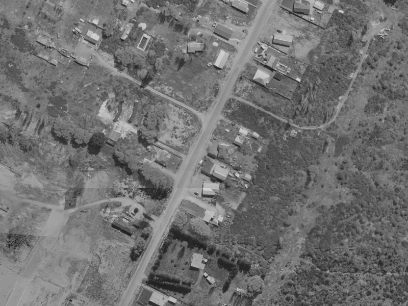 73A Inwoods Road from the air, 1970-1974
