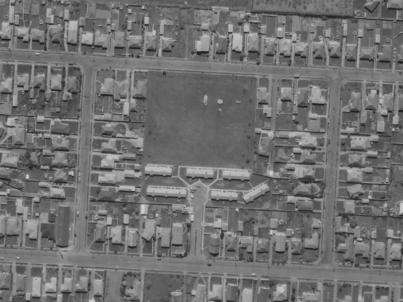 Marwick Place from the air, 1970-1974