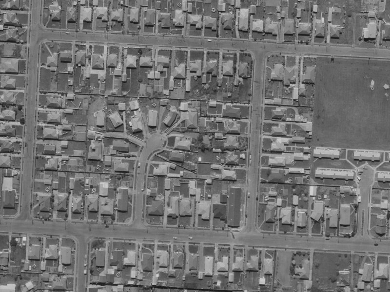 10 Hannah Place from the air, 1970-1974