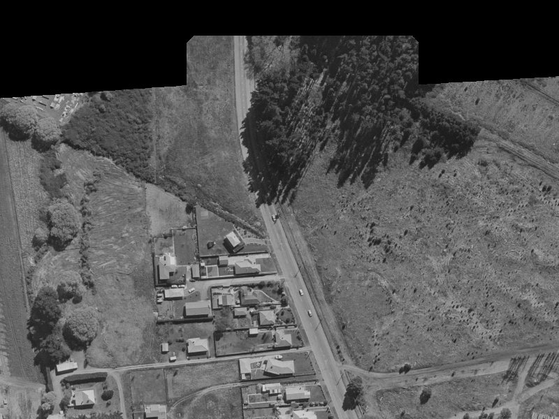 353 Burwood Road from the air, 1970-1974