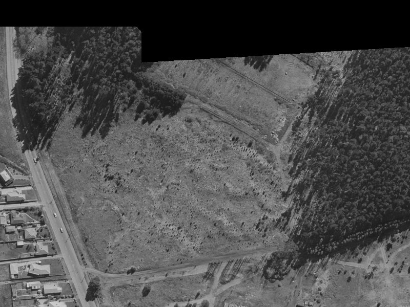 5 Tawa Place from the air, 1970-1974