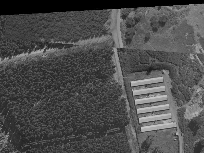 1 Mahuri Street from the air, 1970-1974