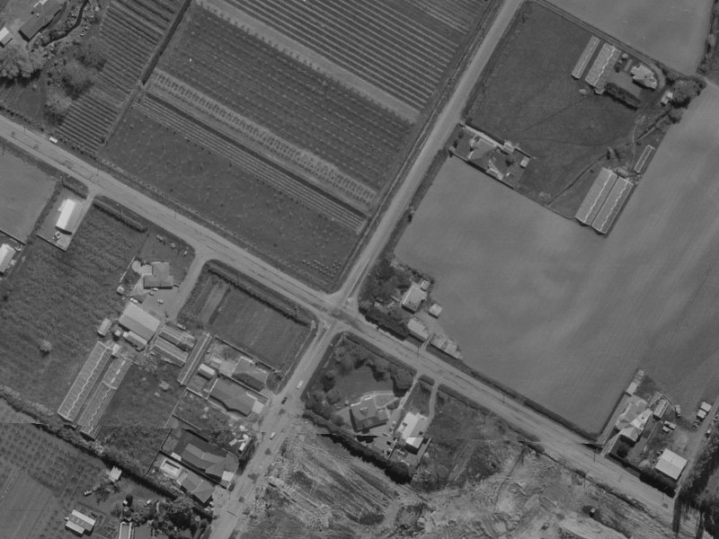 105 Gardiners Road from the air, 1970-1974