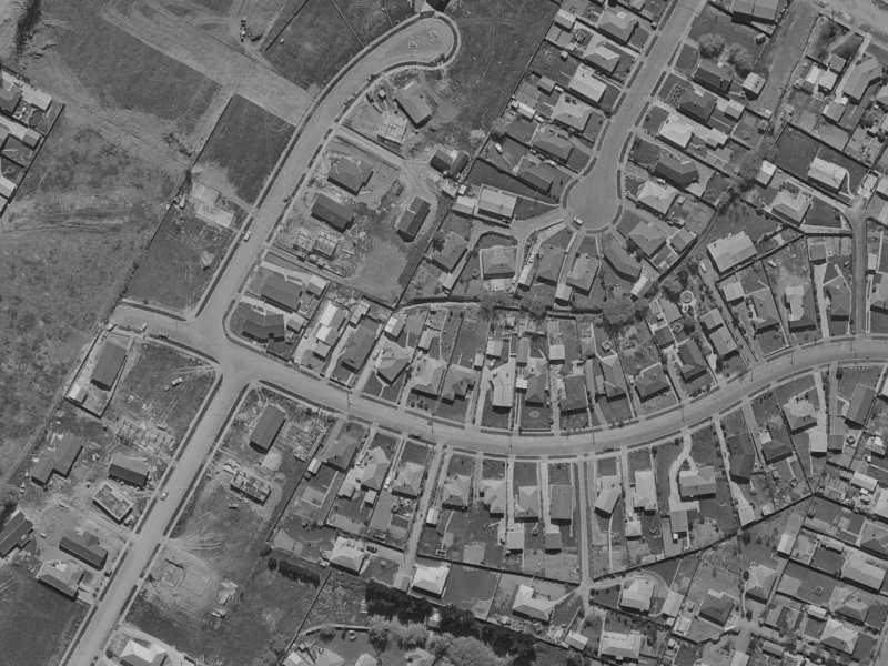 50A Glenmore Avenue from the air, 1970-1974