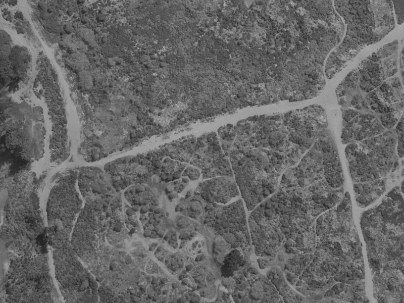 6 Sandalwood Place from the air, 1970-1974