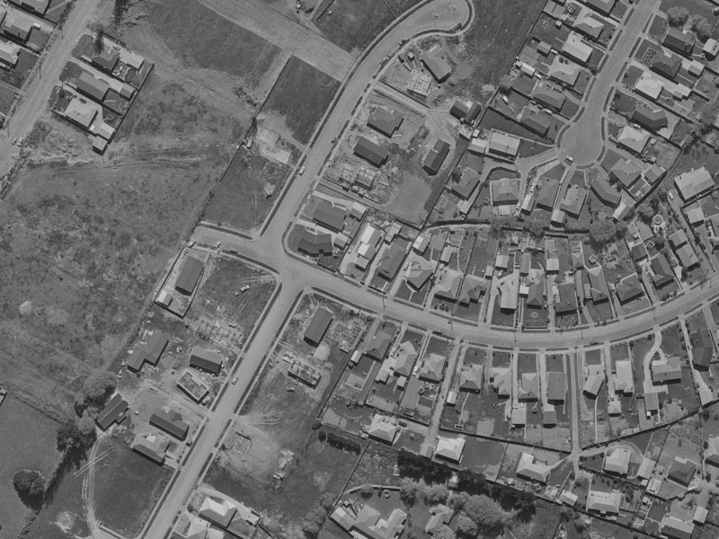 56 Glenmore Avenue from the air, 1970-1974