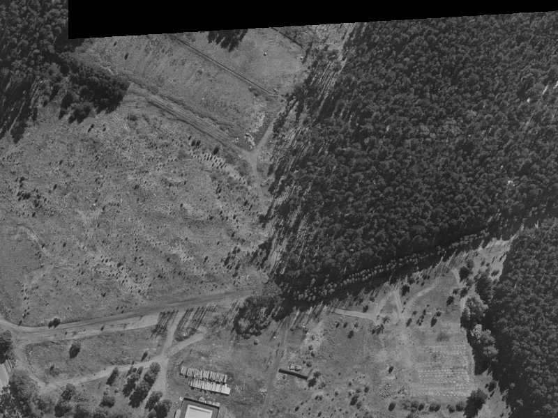53 Pohutukawa Crescent from the air, 1970-1974