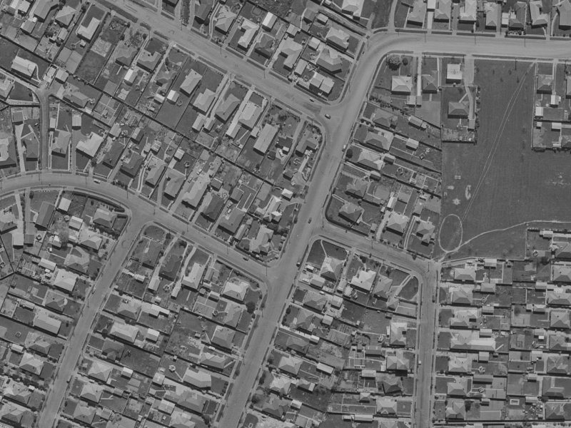 47 Grampian Street from the air, 1970-1974