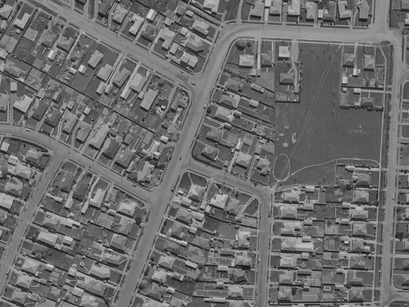 48 Grampian Street from the air, 1970-1974