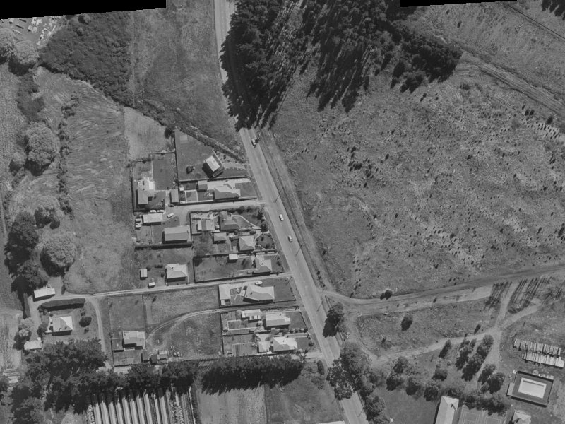 345 Burwood Road from the air, 1970-1974