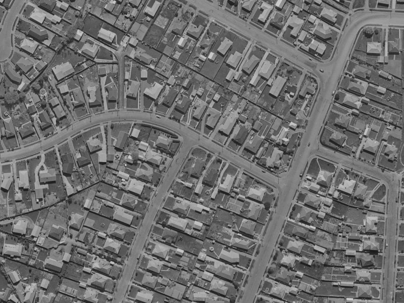36A Brockham Street from the air, 1970-1974