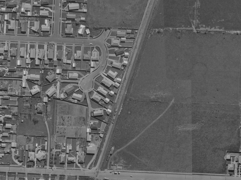 Penelope Place from the air, 1970-1974
