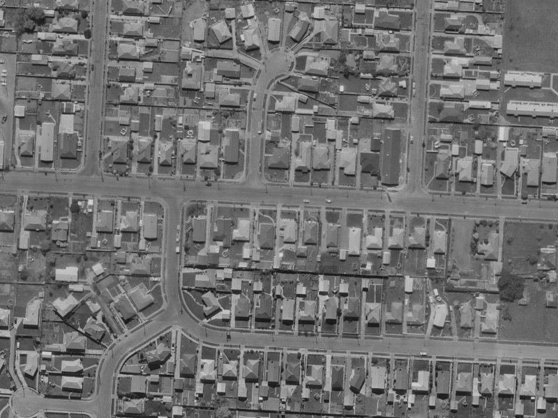 28 Daniels Road from the air, 1970-1974