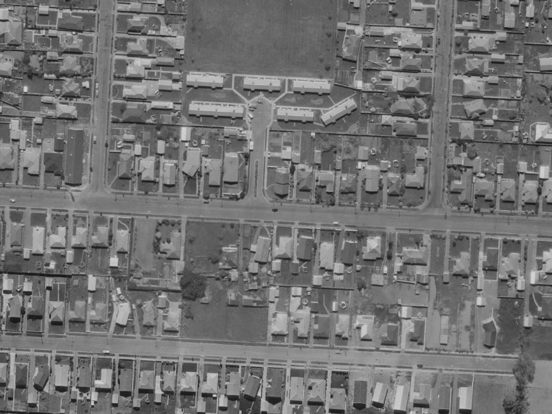 55 Daniels Road from the air, 1970-1974
