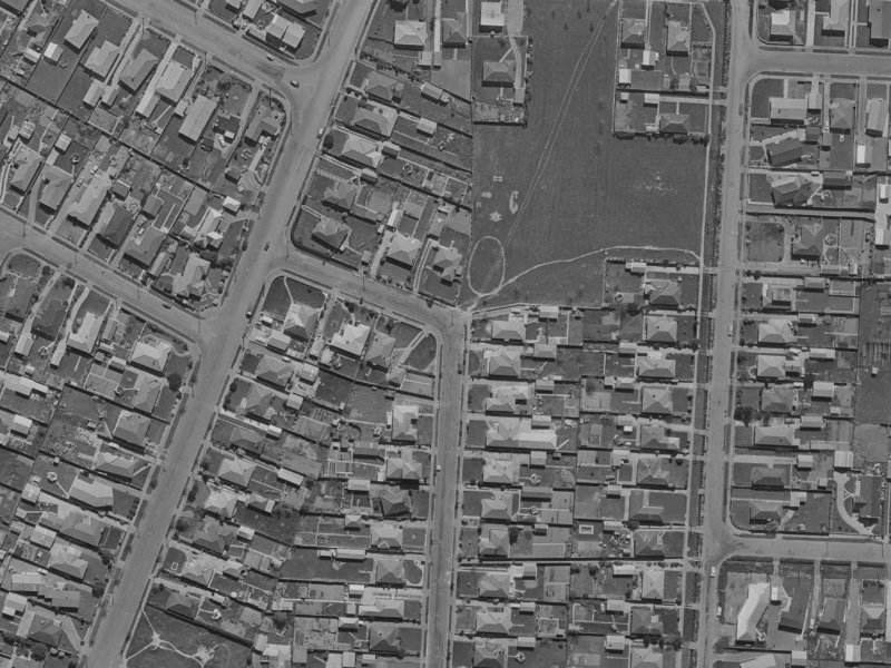26A Jocelyn Street from the air, 1970-1974