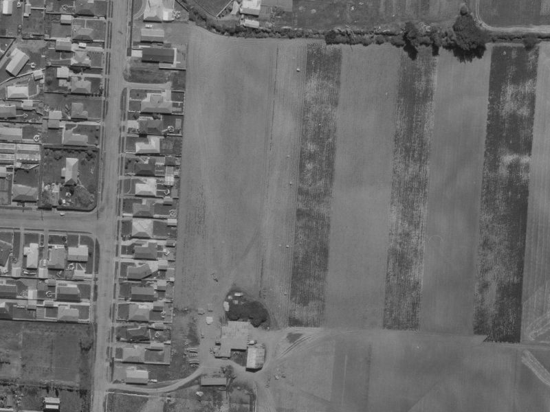 23 Clivedon Place from the air, 1970-1974